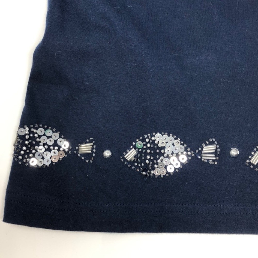 Ombré Beaded Fish Vintage Shorts Set by Sandy Starkman - Picture 13 of 16